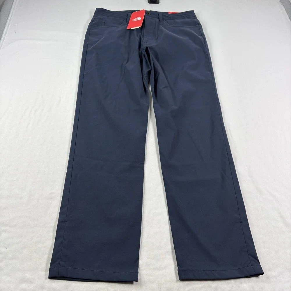 The North Face Pants Mens 32 Blue Sprag 5 Pocket Chino Outdoor Water Resist NEW